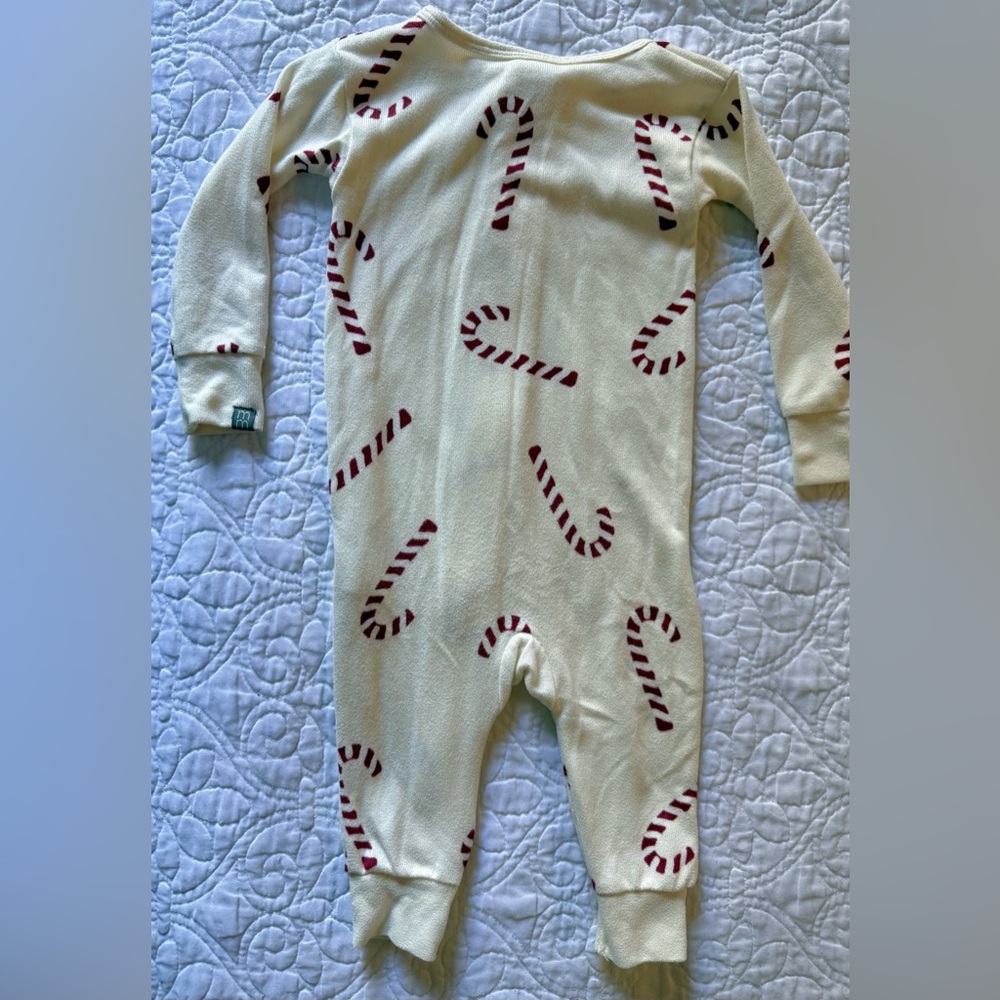 Properly Tied Baby Boy Long Sleeve T Shirt Christmas Bundle Set CandyCane PJ 12M - Picture 10 of 11